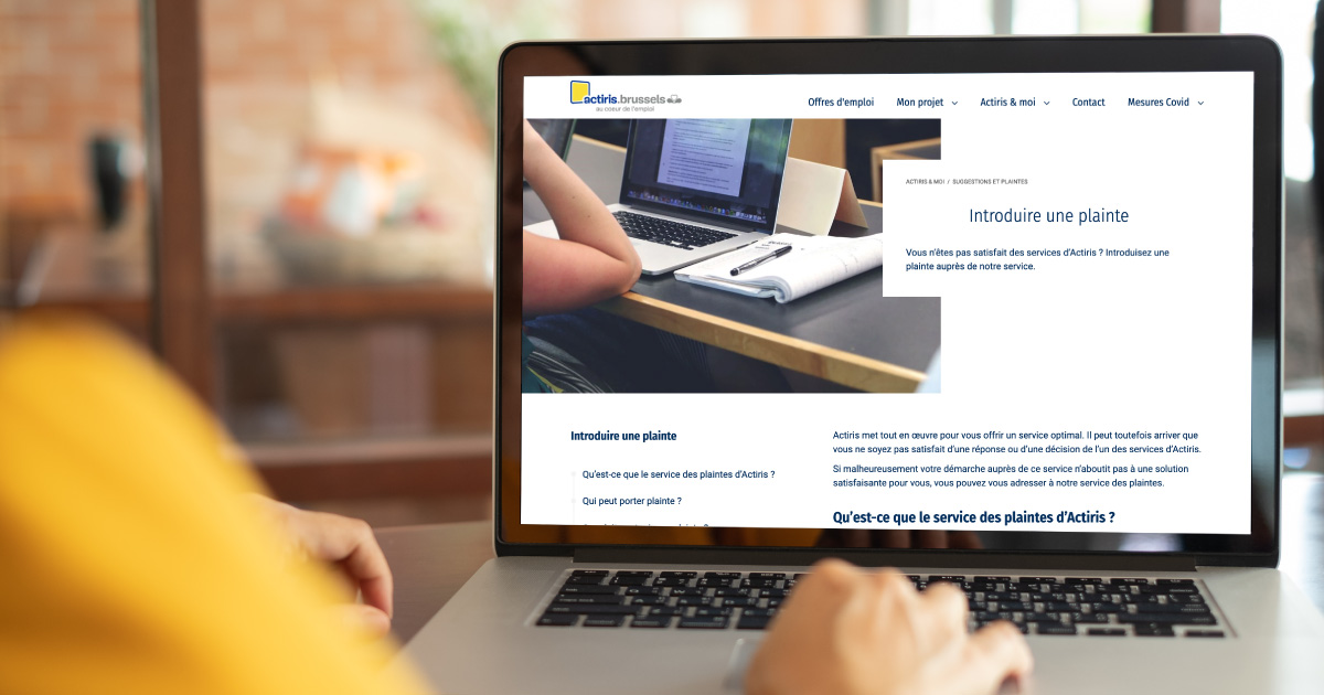 Stabilisation du nombre de plaintes chez Actiris
