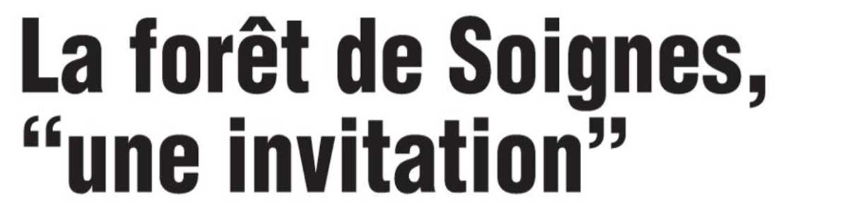Extrait de presse, La Dernière Heure : "La Forêt de Soignes, une invitation"