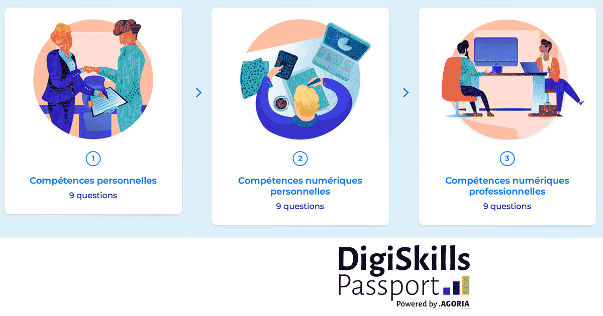 Digiskills, un test en ligne gratuit proposé par Agoria